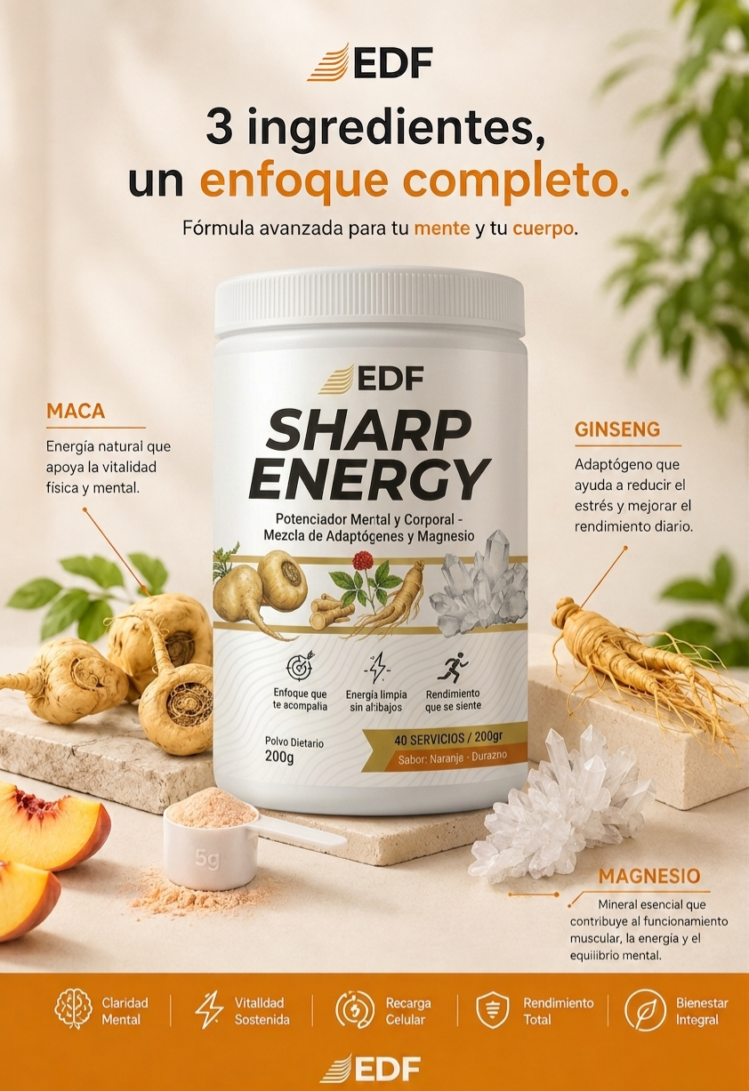 EDF Sharp Energy  - No sobrevivas al día. Dominá tu día.