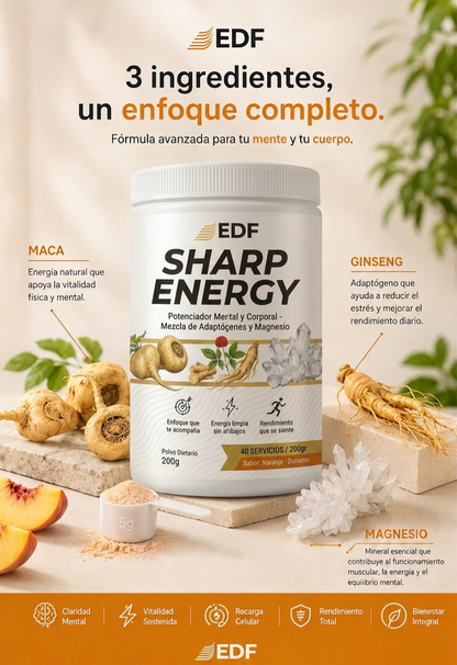 EDF Sharp Energy  - No sobrevivas al día. Dominá tu día.