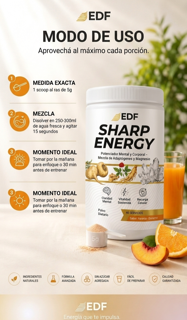 EDF Sharp Energy  - No sobrevivas al día. Dominá tu día.