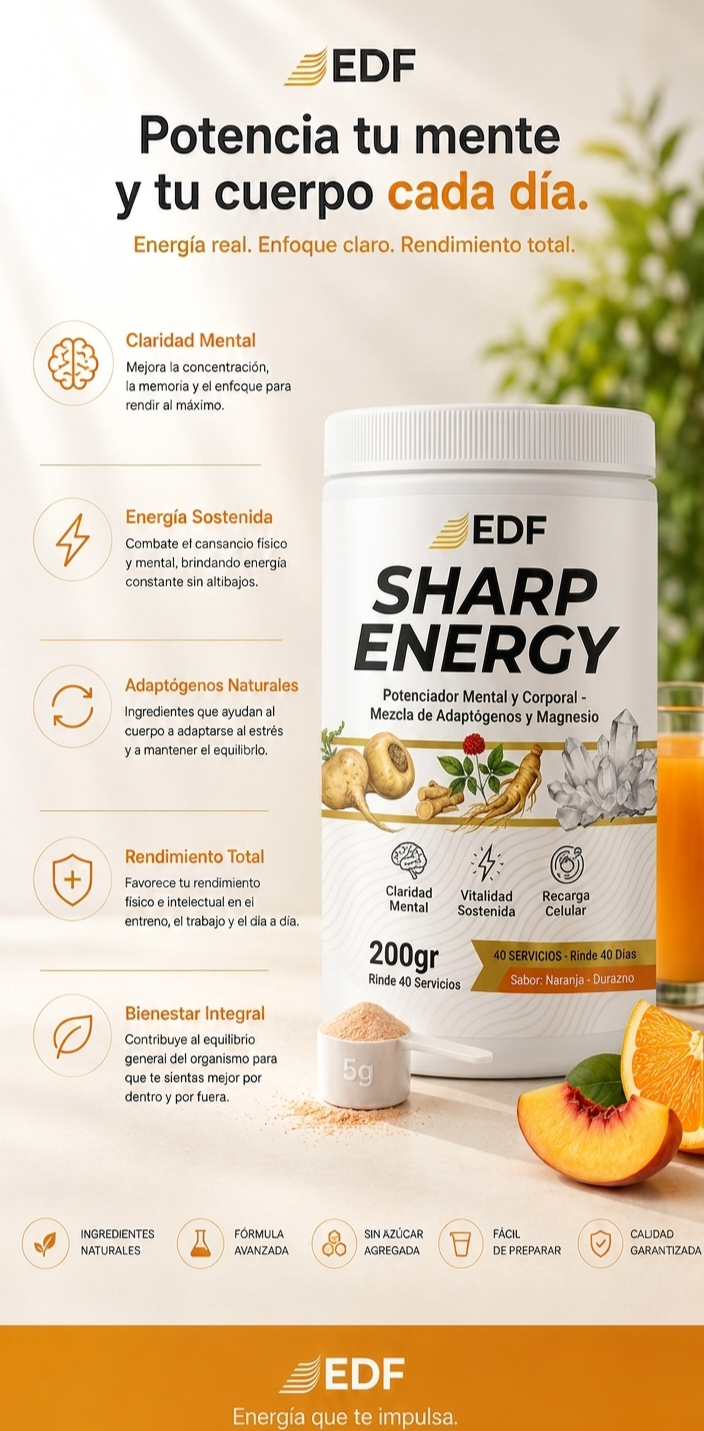 EDF Sharp Energy  - No sobrevivas al día. Dominá tu día.